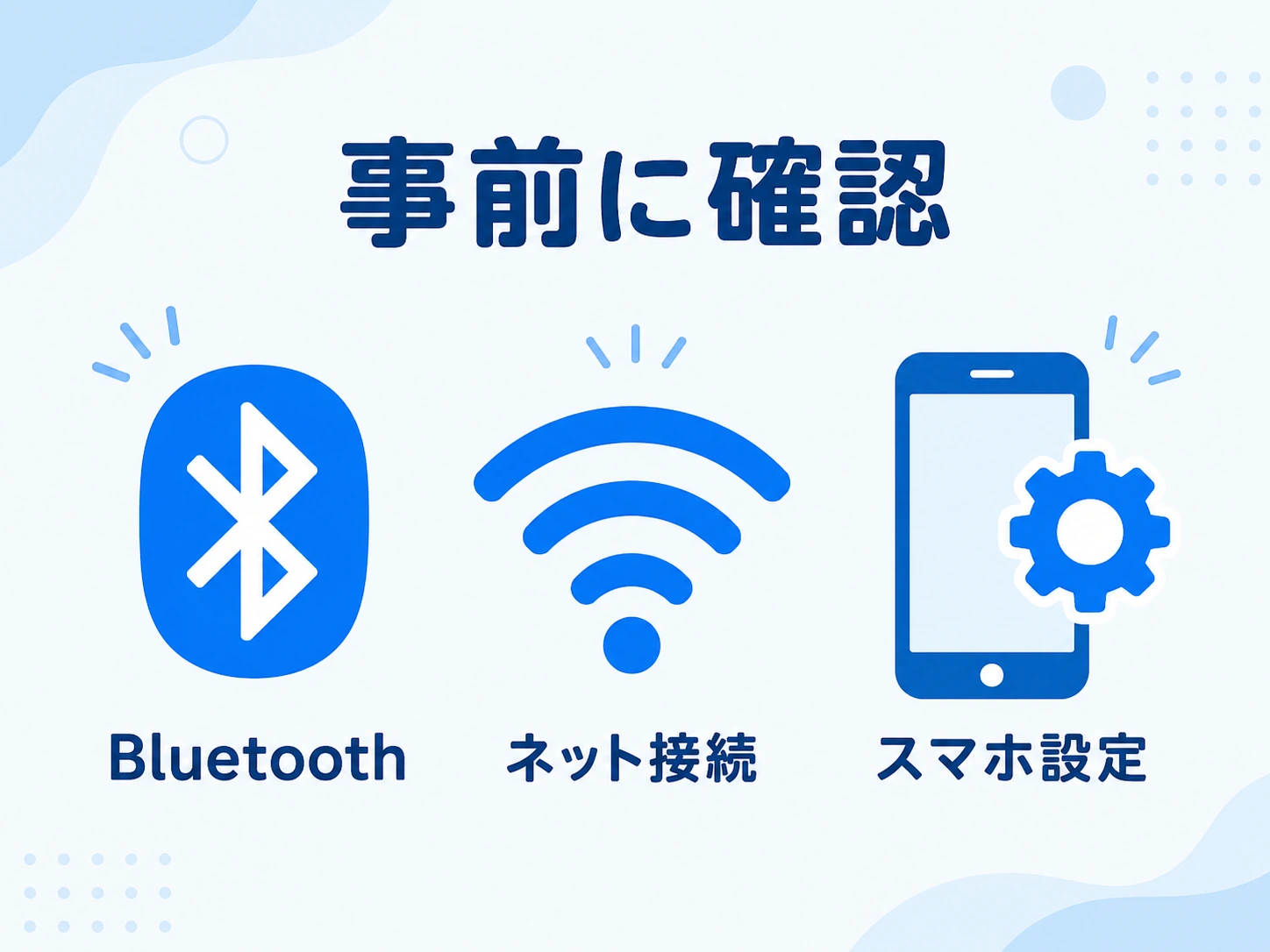 クロスデバイスログイン前に確認する3つのこと